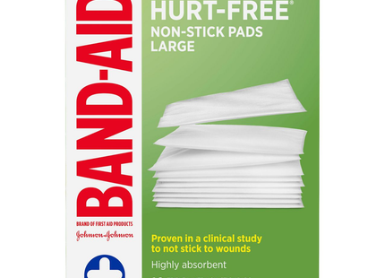 Band-Aid – Tampons antiadhésifs sans blessure | 10 tampons triple couche