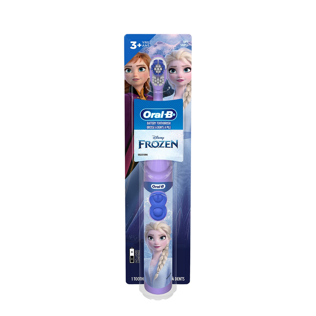 Oral-B - Brosse à dents électrique souple Disney La Reine des Neiges