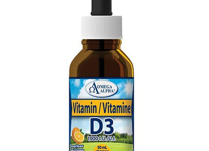 Omega Alpha Vitamin D3 Concentrated Drops - Orange Flavour | 50 ml*