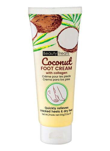Beauty Treats - Coconut Foot Cream With Collagen | 100g