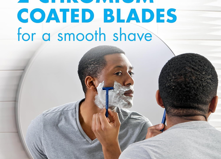 Gillette - Rasoirs jetables fixes Sensor 2 avec Lubrastrip | 12 rasoirs