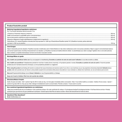 HER dailys - Magnesium Calm Complex, Raspberry Lemonade | 30 Sachets x 7.5 g
