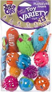 Hartz - Just for Cats Toy Variety Pack | 13 Toys