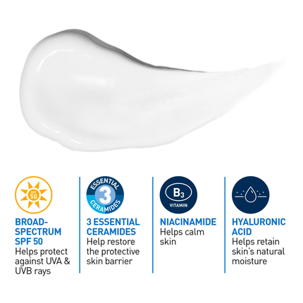 CeraVe - AM Facial Moisturizing Lotion SPF 50 | 89 mL
