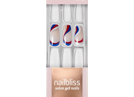 *NailBliss - Ongles en gel de salon - Longs - Rocket Pop GN111 | 30 ongles