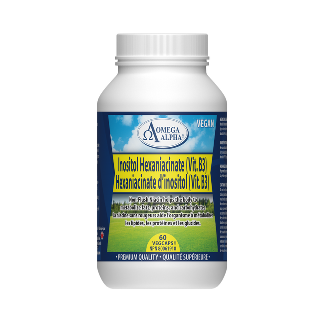 Omega Alpha -  Inositol Hexaniacinate Vitamin B3 | 60 vcap