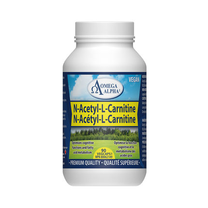 Oméga Alpha - N-Acétyl-L-Carnitine | 90 gélules végétales