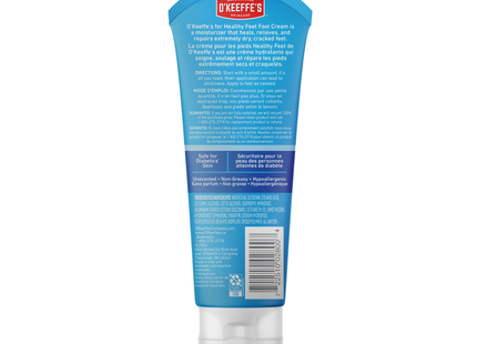 O'Keeffe's - Crème pour les pieds Healthy Feet pour pieds extrêmement secs et crevassés | 85 g