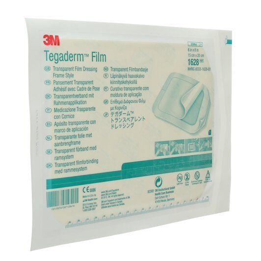 3M - Tegaderm Film - Style de cadre de pansement en film transparent | 15 cm x 20 cm