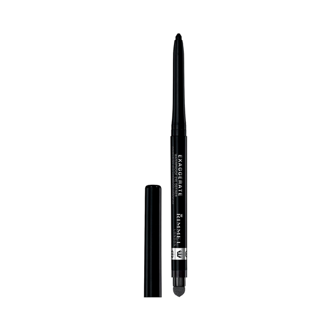 Rimmel London - Crayon Khôl Waterproof Exaggerate - Noir 261 | 0,28 g