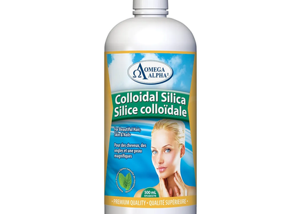 Omega Alpha - Colloidal Silica for Beautiful Hair, Skin & Nails | 500 mL
