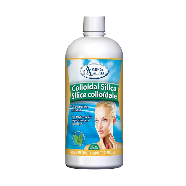 Omega Alpha - Colloidal Silica for Beautiful Hair, Skin & Nails | 500 mL