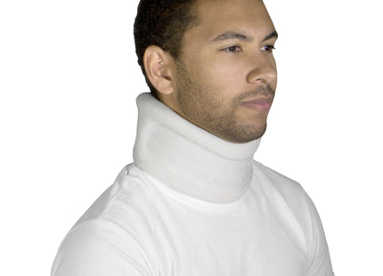 OTC - Soft Foam Cervical Collar/Plastic Front White | (Depth: 4")