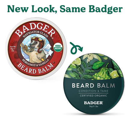 Baume à barbe bio Badger - Vanille et bergamote | 56 g