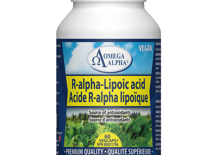 Omega Alpha - Acide R-Alpha-Lipoïque | 60 capsules végétales