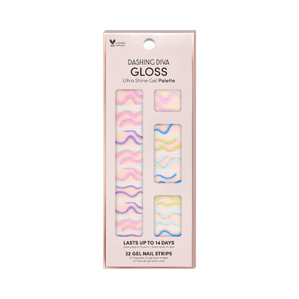 Dashing Diva - Gloss Ultra Shine Gel Palette | 32 Gel Nail Strips