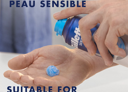 Gillette - Gel de Rasage Hydratant Series au Beurre de Cacao | 198 g