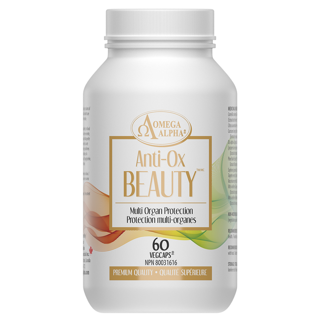 Omega - Alpha Anti-Aging Beauty - Multi Organ Protection Supplements | 60 VegCaps
