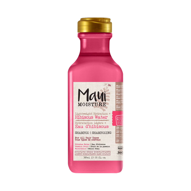Maui Moisture - Shampoing hydratant léger + eau d'hibiscus | 385 ml