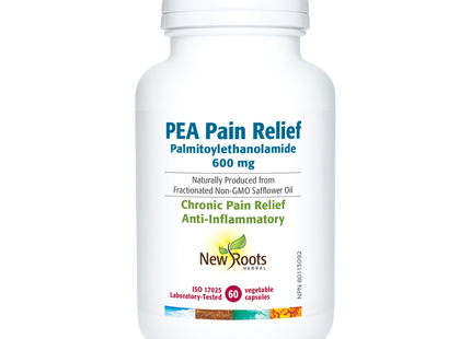 New Roots - Pea Pain Relief Palmitoylethanolamide 600 mg | 60 Capsules