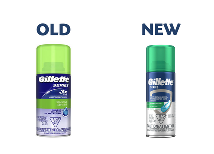 Gillette - Gel de rasage anti-irritations complet à l'Aloe Vera - Format voyage | 70 g