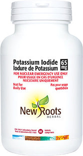 New Roots - Potassium Iodide 65 mg  - FOR NUCLEAR EMERGENCY USE ONLY | 60 Tablets