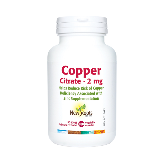 New Roots - Copper Citrate 2 mg | 100 capsules