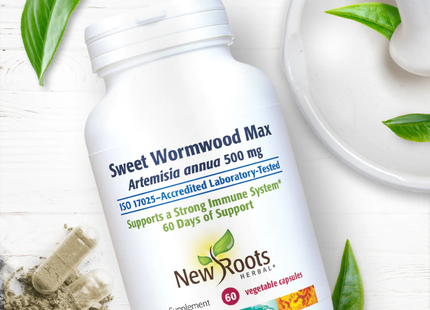 New Roots - Sweet Wormwood Max - Artemisia Annua 500 MG | 60 Vegetable Capsules