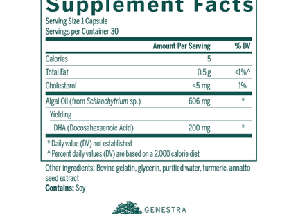 Genestra - Super Neurogen DHA | 30 Softgels 