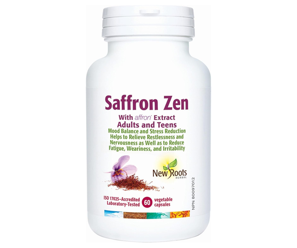 New Roots - Safran Zen | 60 Vegetable Capsules – White Cross E-Store