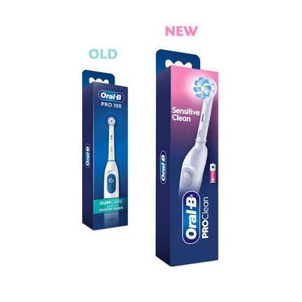 Oral-B PRO Clean Sensitive Clean Power Toothbrush | 1 pk