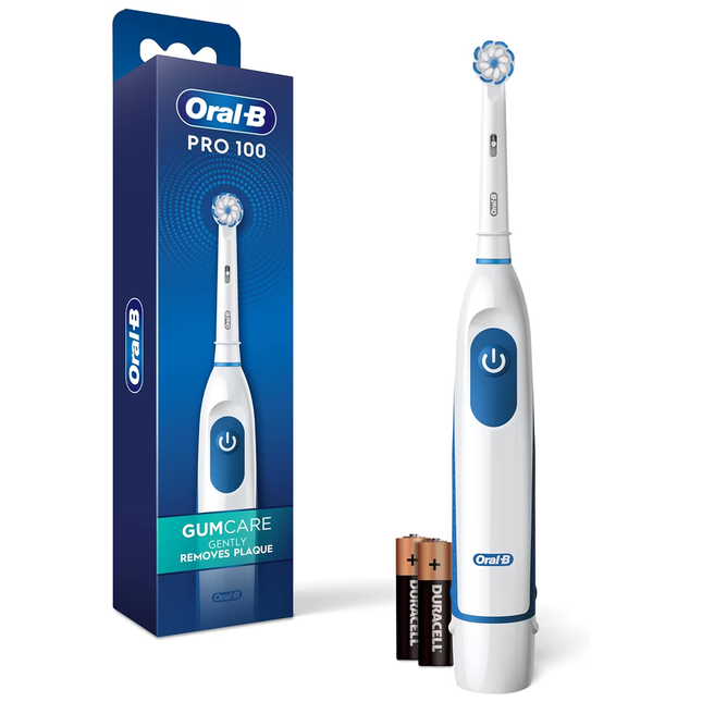 Oral-B - Brosse à dents électrique Pro 100 Gum Care | 1 paquet