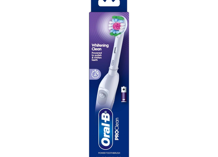 Oral-B - ProClean Power Toothbrush, Whitening Clean | 1 Handle + 1 Brush Head
