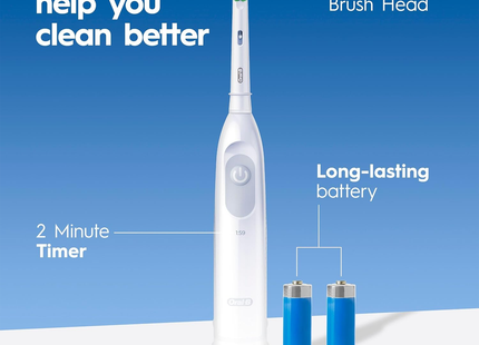 Oral-B - ProClean Power Toothbrush, Whitening Clean | 1 Handle + 1 Brush Head