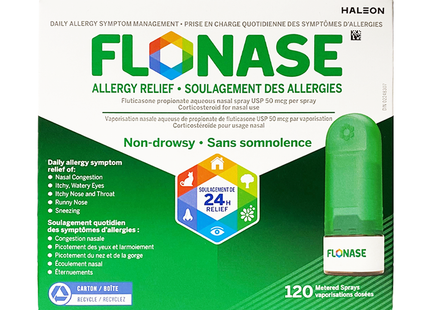 Flonase - Allergy Relief 24HR Spray Non Drowsy | 120 Sprays