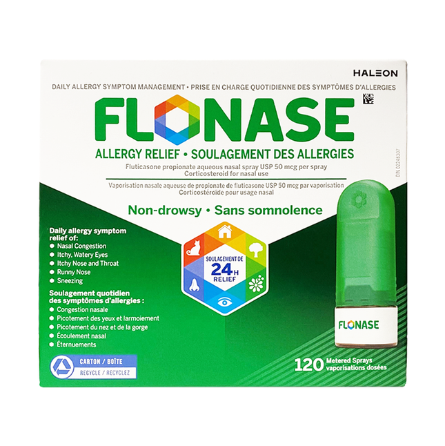 Flonase - Allergy Relief 24HR Spray Non Drowsy | 120 Sprays