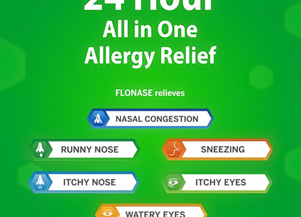 Flonase - Allergy Relief 24HR Spray - Non Drowsy | 120 Sprays