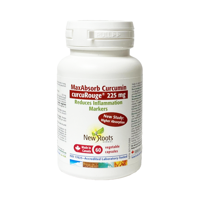 New Roots - curcuRouge 225 mg | 60 Vegetable Capsules