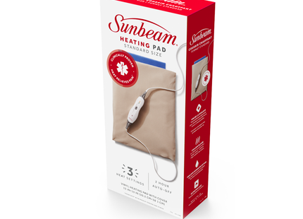 Sunbeam - Heating Pad 3 Heat Settings