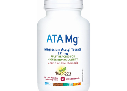 New Roots - ATA Mg Magnesium Acetyl Taurate 821 mg | 30 capsules