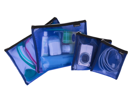 Travelon - Set of 4 Mesh Pouches, Blue