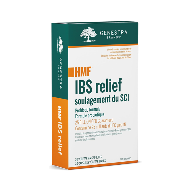 Genestra - Soulagement du syndrome du côlon irritable par HMF | 30 capsules