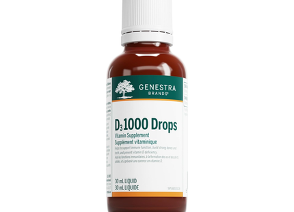 Genestra - D3 1000 Drops | 30 mL 