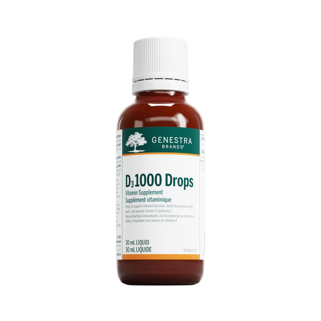 Genestra - Vitamine D3 1000 gouttes | 30 ml
