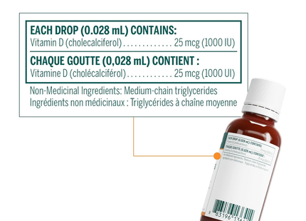Genestra - D3 1000 Drops | 30 mL 
