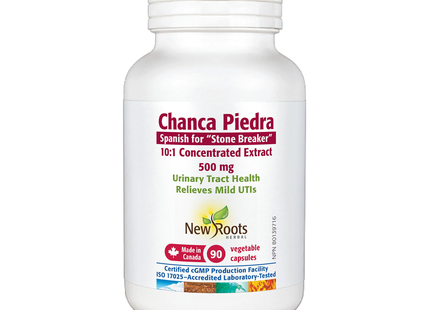 NEW ROOTS CHANCA PIEDRA 500MG 90 CAPSULES