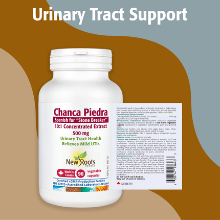 New Roots - Chanca Piedra 500 mg | 90 Veg Capsules