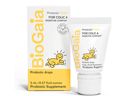 BioGaia - Gouttes Protectis pour bébé - pour le soulagement des coliques du nourrisson et la santé digestive | 5 ml