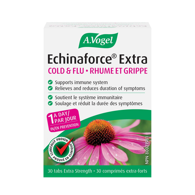A. Vogel - Echinaforce Extra Strength Cold & Flu Treatment | 30 tablets