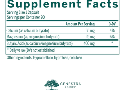 Genestra - Butyrate Complex | 90 Capsules 